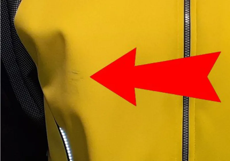 Bicycle Line Windtex Jacket in Yellow size XL Shop Soiled-2